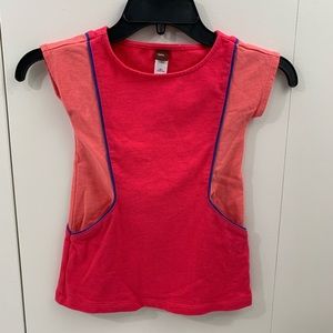 Tea Collection 18/24 month dress pink orange